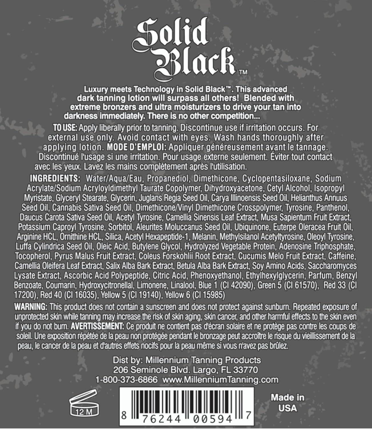 Rapid Dark Tan Indoor Tanning Lotion, 2-Pack of 13.5 Fl Oz - Smooth Application