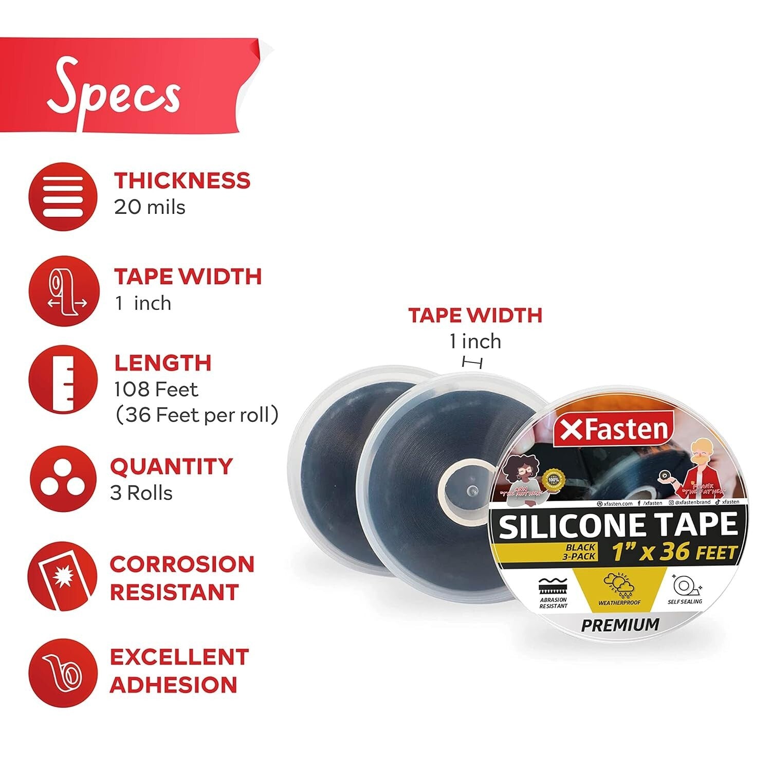 Flexible & Quick-Bonding Waterproof Silicone Tape for Plumbing & Electrical Use