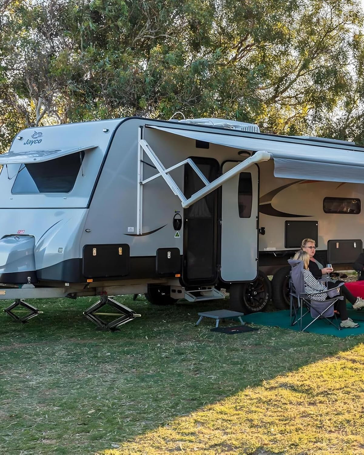 Durable 7500lbs RV Stabilizer Scissor Jacks - For Camping Trailers & Motorhomes