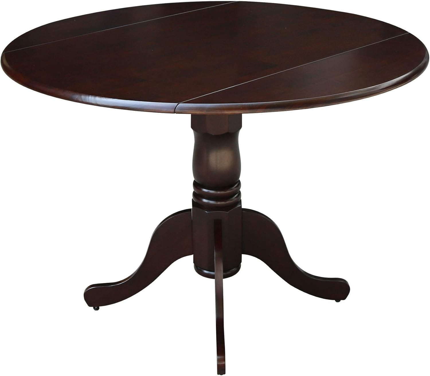 French Country 42-Inch Drop Leaf Table - Stylish Space Saver for Dining Needs