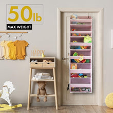 Load image into Gallery viewer, Ivory Dual Over the Door Storage System - Multi-Pocket Organizer for Every Room