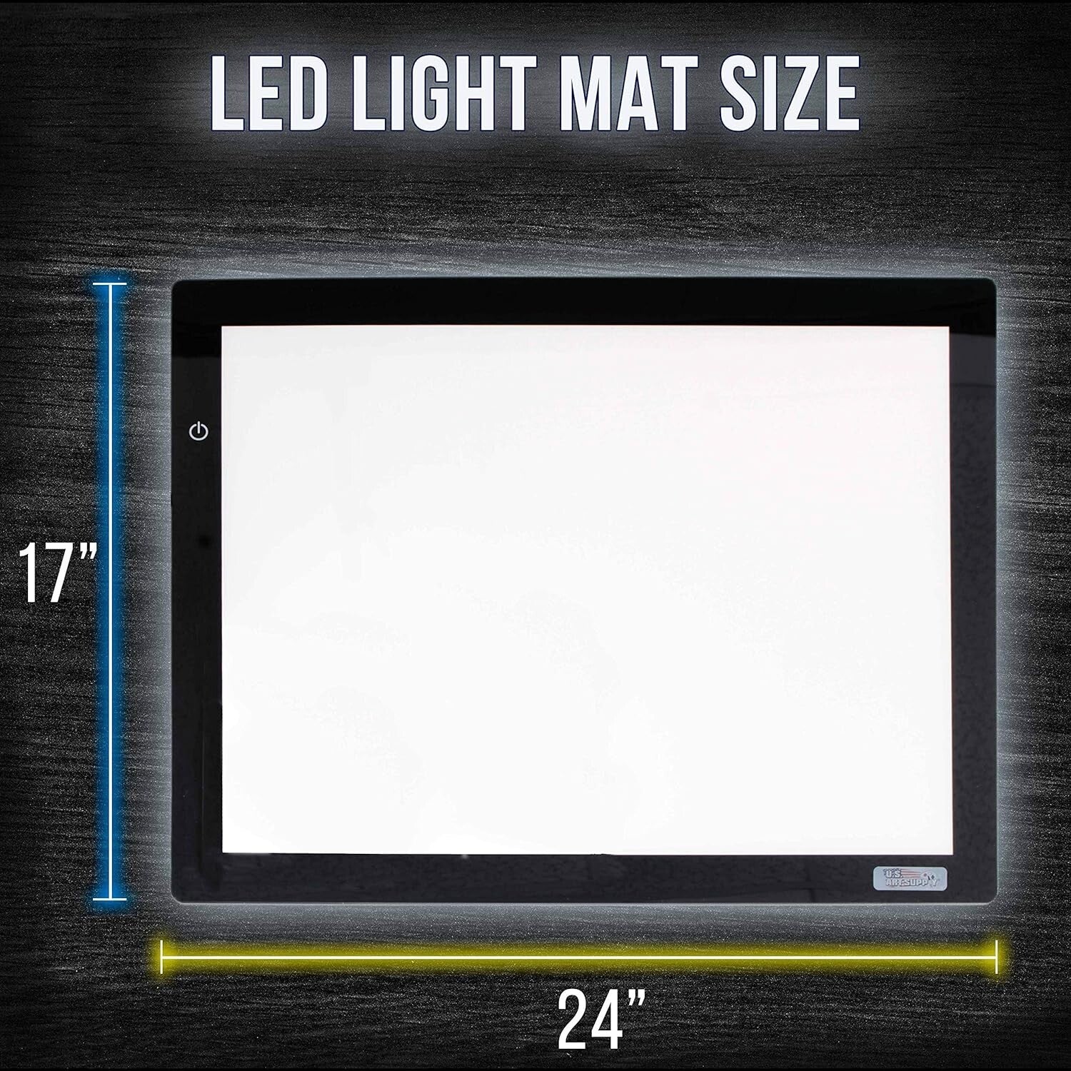 Ultra-Thin 17x24" Portable Dimmable Lightboard - Ideal for Crafting & Drawing