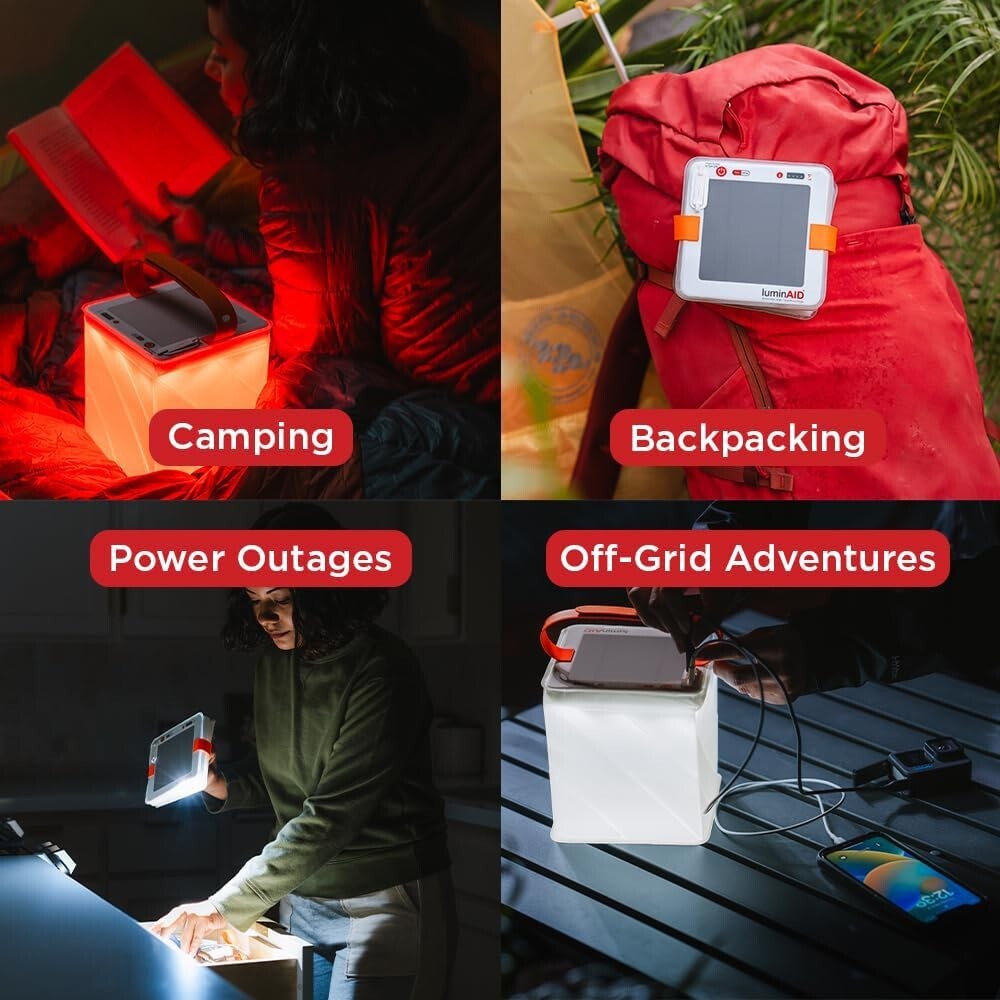 Floating Solar-Powered Lantern: LED Efficiency with Dual USB Charging Options
