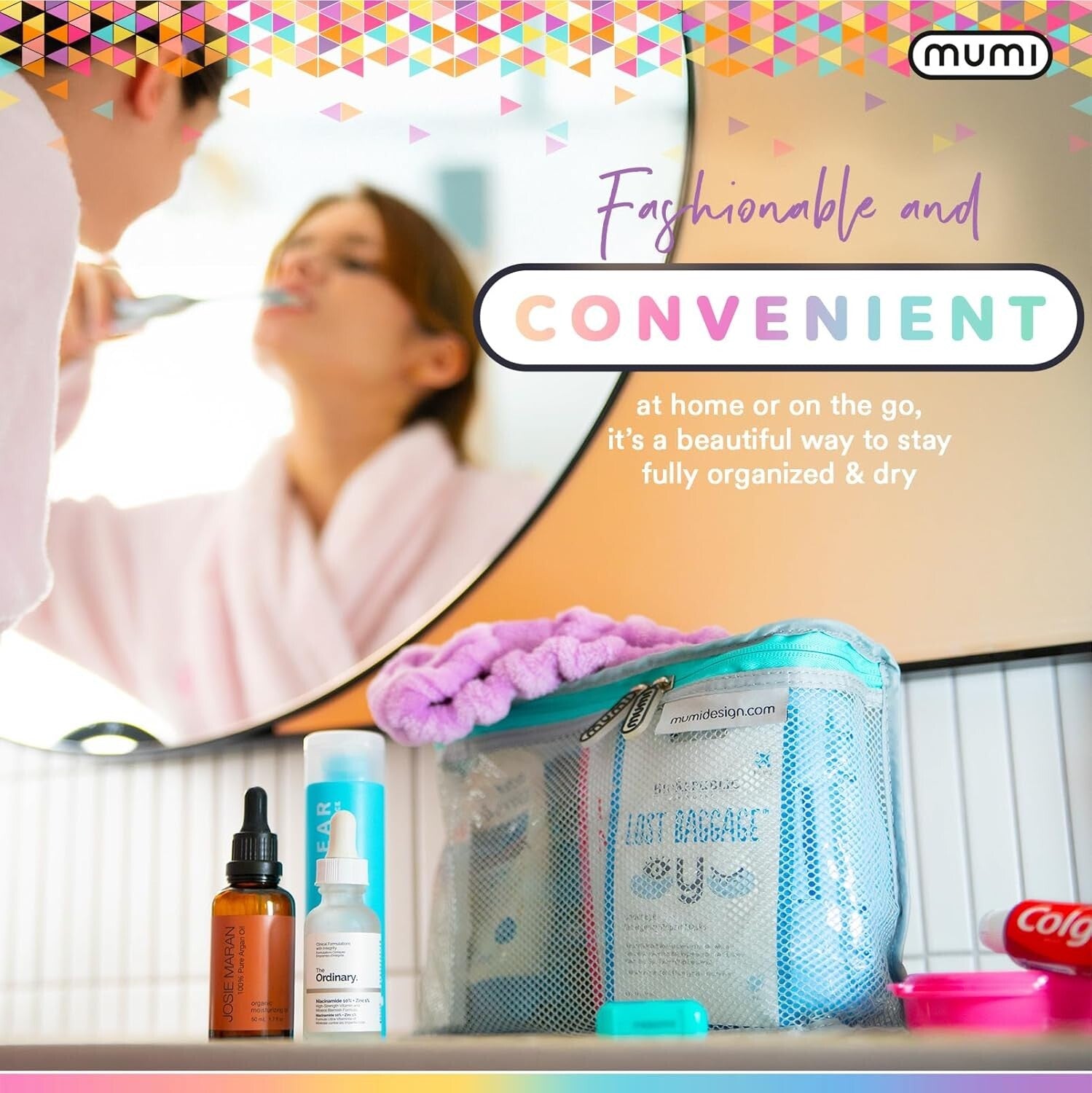 Durable & Clear Travel Toiletry Bag Set of 3 - Perfect for Packing Essentials