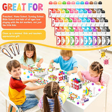 Load image into Gallery viewer, 12 Colors Washable Dot Markers with Activity Books - Safe Art Supplies for Kids