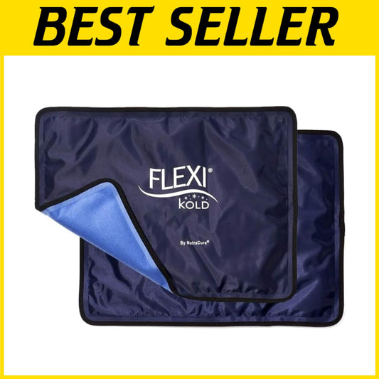 Colder For Longer: FlexiKold Reusable Ice Packs for Muscle Pain & Injuries