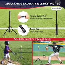 Load image into Gallery viewer, Durable 7x7 ft Bow Frame Net with Adjustable Tee &amp; Strike Zones for Training