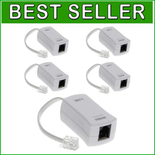 Load image into Gallery viewer, Compact DSL Phone Filters - Eliminate Interference for Landline and VoIP Devices