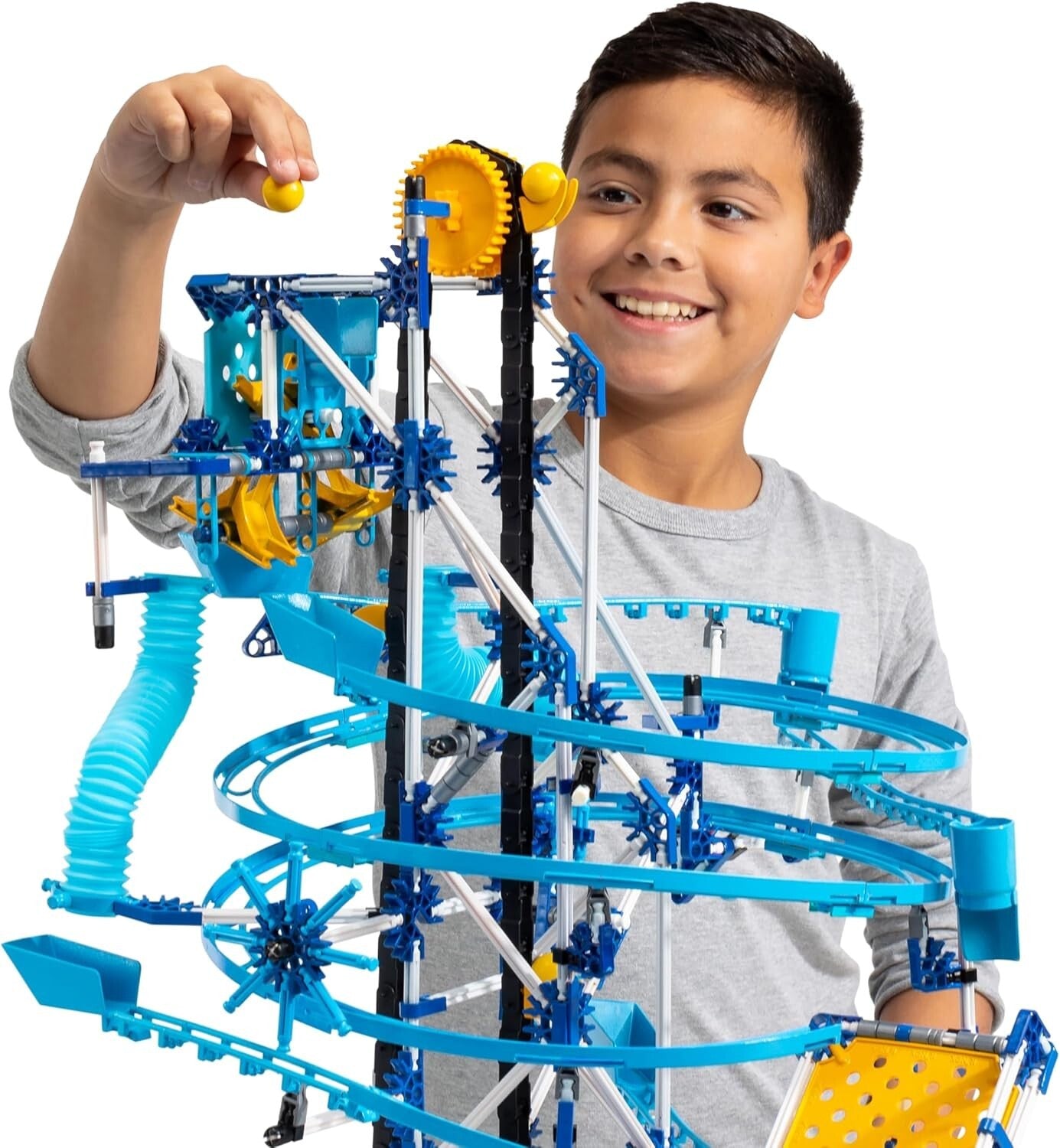 Ultimate 504-Piece Motorized Marble Coaster Run - Fun & Educational STEM Toy