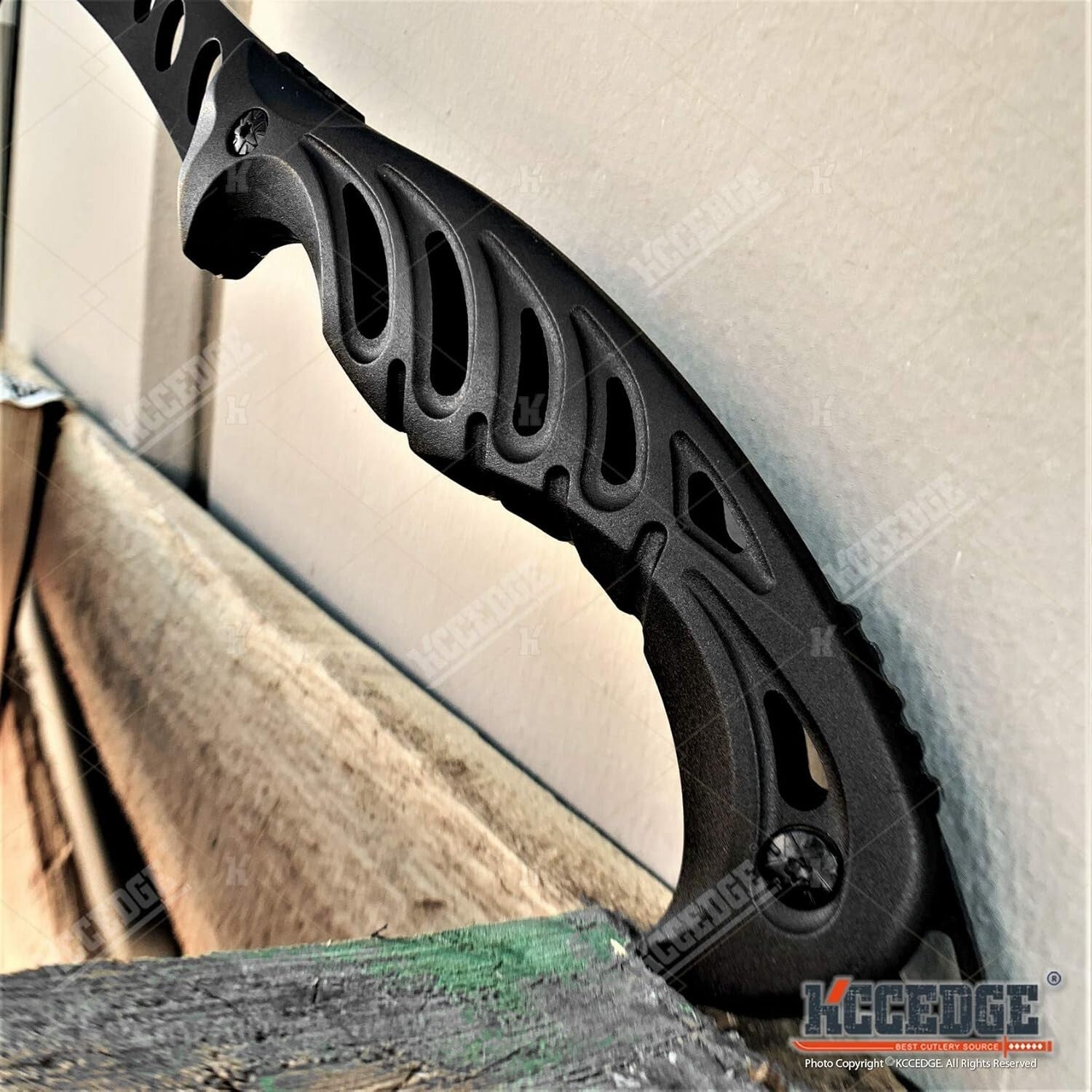 Compact 12'' Survival Knife with Full Tang Blade - Ideal for Camping and Hiking