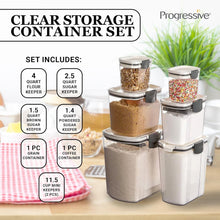 Load image into Gallery viewer, Multicolor Airtight Kitchen Storage Canister Set for Baking Supplies - 8 Pieces