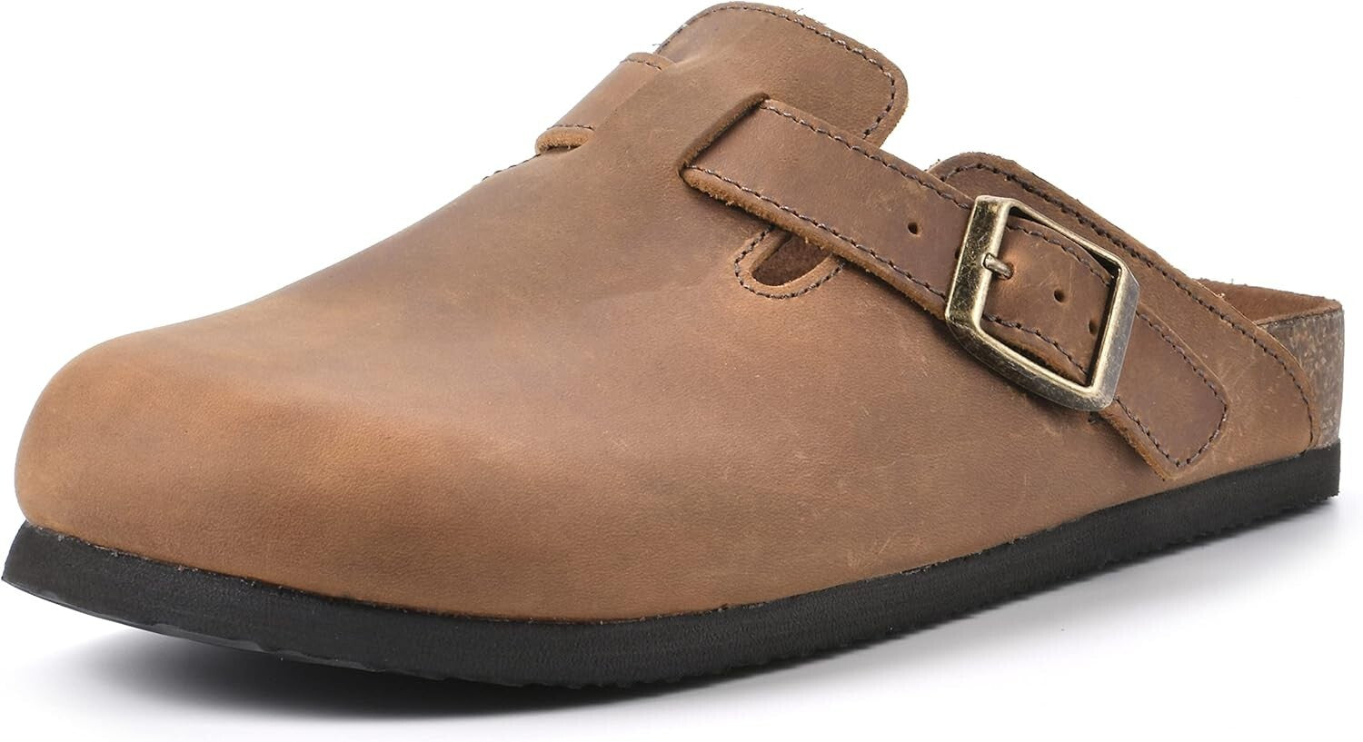 Cozy Women's Bari Clogs - Soft Suede and Buckle Detail for Everyday Comfort