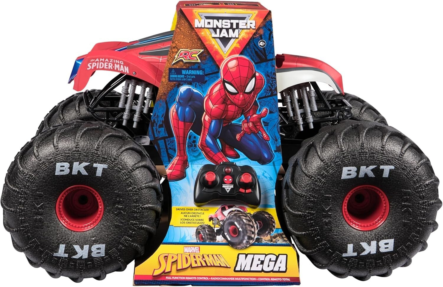 Epic Mega Spider-Man RC Truck - 2ft, Remote Control, Perfect Holiday Gift!
