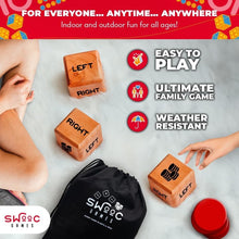 Load image into Gallery viewer, Portable Left Right Center Dice Set: 150x Size Fun for Indoor/Outdoor Games