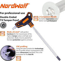 Load image into Gallery viewer, Durable T-handle Torx Wrench Set - Precision Cut Sizes T10 to T50 in Storage Box