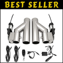 Load image into Gallery viewer, Performance Exhaust System - 2.5" Stainless Steel Pipe Kit with Electric Valve