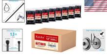 Load image into Gallery viewer, Premium 12" Black Zip Ties 4000 Pack - Durable, Versatile, and Eco-Friendly