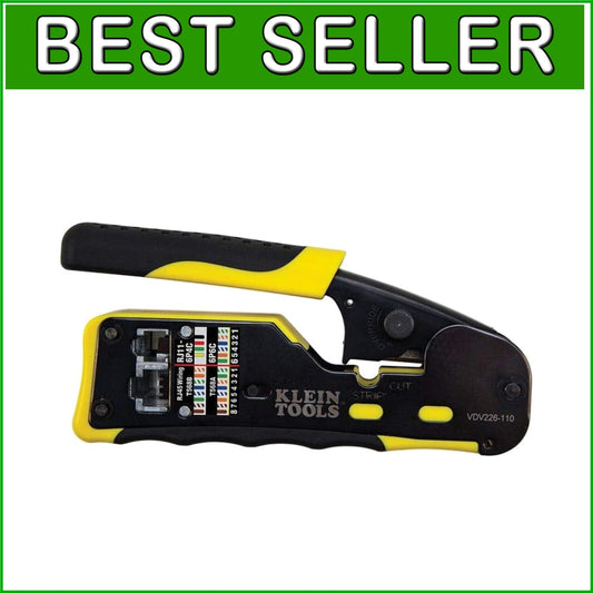 Efficient Modular Data Cable Tool: Crimper, Wire Stripper & Cutter Combo