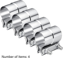 Load image into Gallery viewer, Heavy-Duty 2.25'' Exhaust Clamp - Effective for Pipes &amp; Catalytic Converters