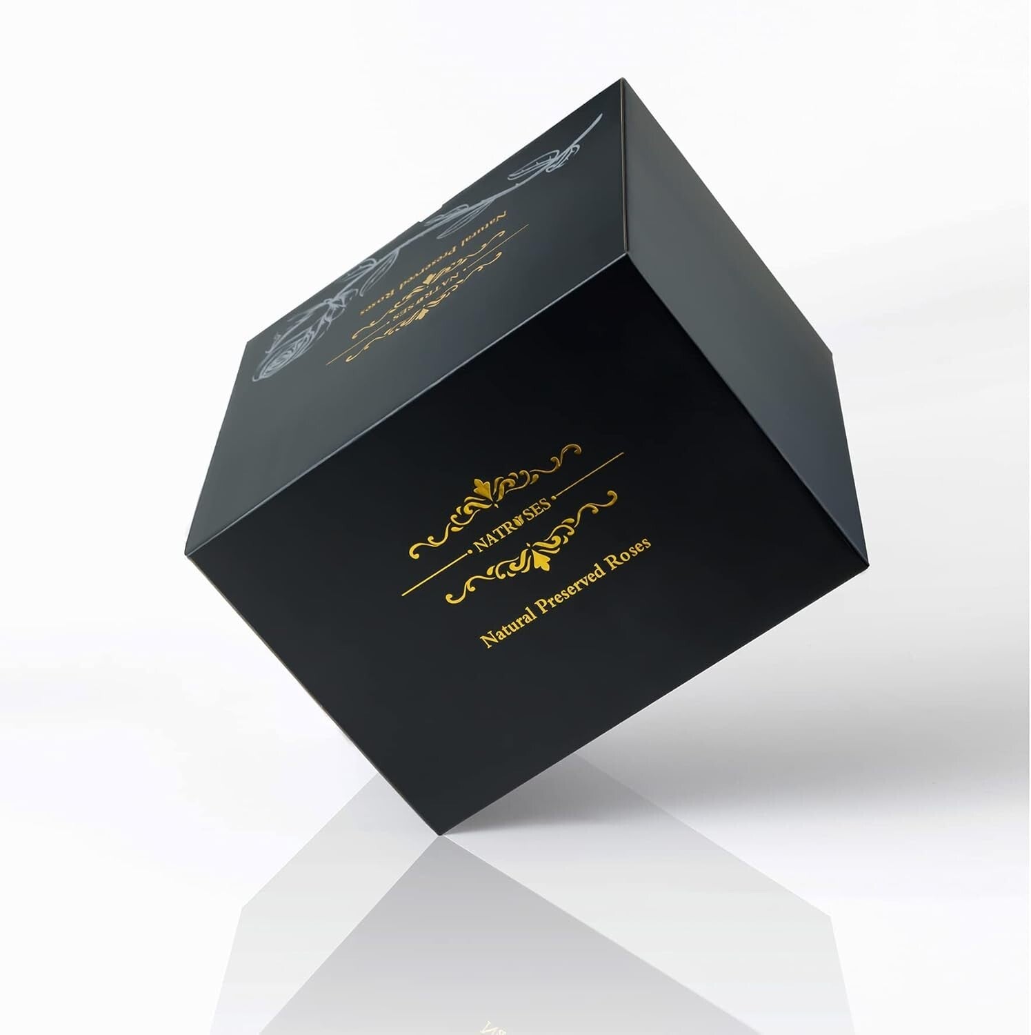 Elegant Box of 27 Lasting Preserved Roses - Perfect Gift for Special Moments