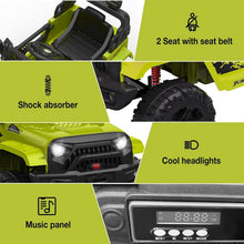 Load image into Gallery viewer, Interactive 12V Kids Truck with Dual-Drive Modes &amp; LED Lights for Safe Adventure