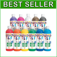 Load image into Gallery viewer, Washable Tempera Paint Set - 11 Vibrant Colors, 16 Fl Oz, Kid-Safe &amp; Non-Toxic