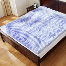 Load image into Gallery viewer, Cooling Gel-Infused 7-Zone Twin XL Mattress Topper for Ultimate Pressure Relief