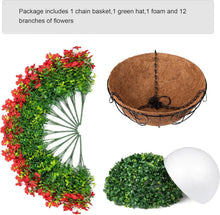 Load image into Gallery viewer, Maintenance-Free Artificial Bougainvillea Flower Basket for Year-Round Beauty
