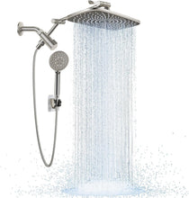 Load image into Gallery viewer, Adjustable 11.8 Inch Rain Showerhead Combo with 6 Spray Modes &amp; Anti-Leak Design