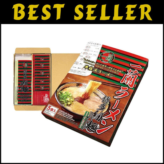 Delicious ICHIRAN Tonkotsu Instant Ramen - 5 Servings of Japanese Delight