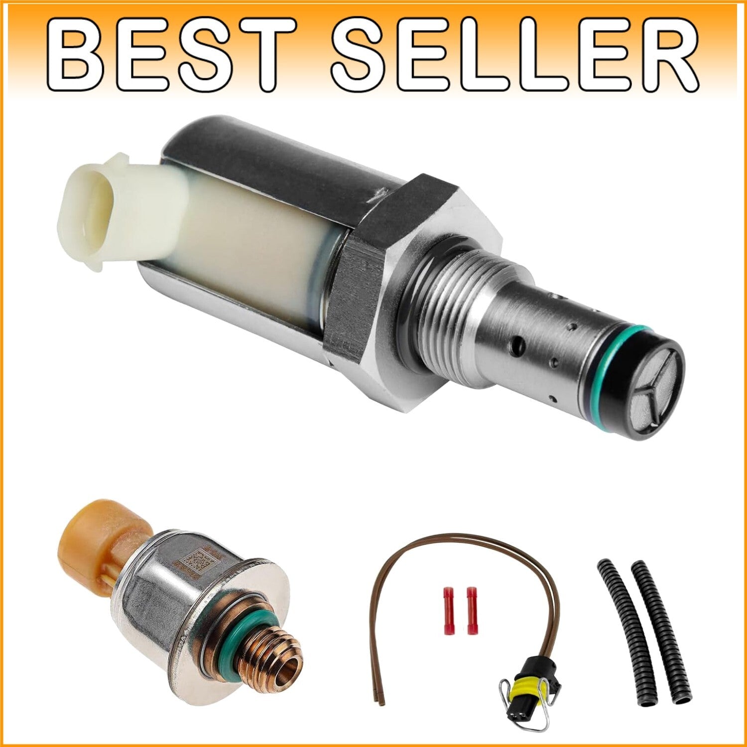 5C3Z-9C968-CA Compatible IPR Valve & ICP Sensor for Ford Diesel Engines 6.0L