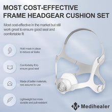 Load image into Gallery viewer, Adjustable Silicone WISP Frame Set with Improved Cushion &amp; Quick-Release Clips