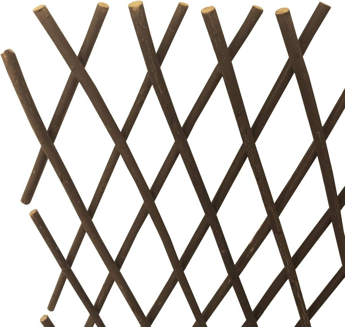Durable Willow Trellis for Climbing Roses & Ivy - 92"w X 36"h Expandable Design