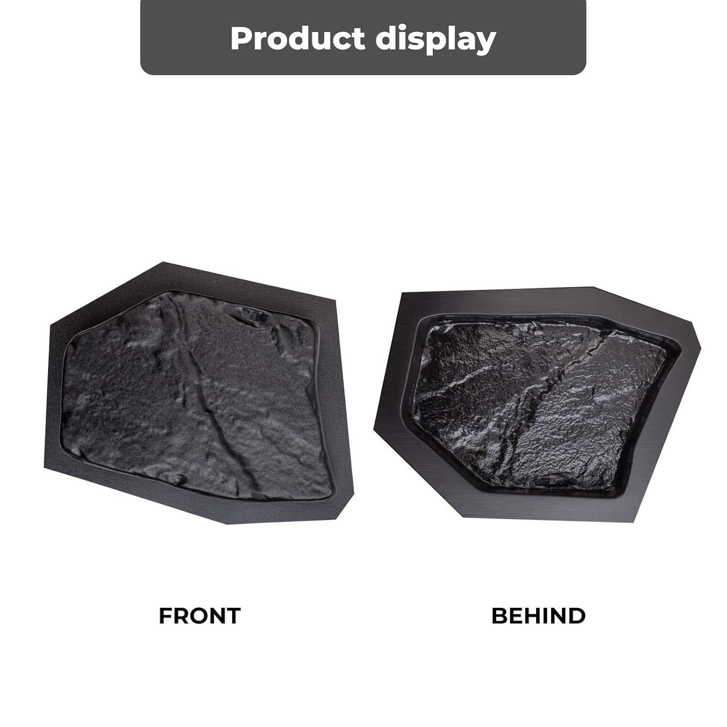 6 Pack Reusable Concrete Molds for Stunning Flagstone Pathway Designs