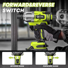 Load image into Gallery viewer, All-in-One Cordless Impact Wrench Set with 4.0Ah Battery &amp; 6 Sockets Included