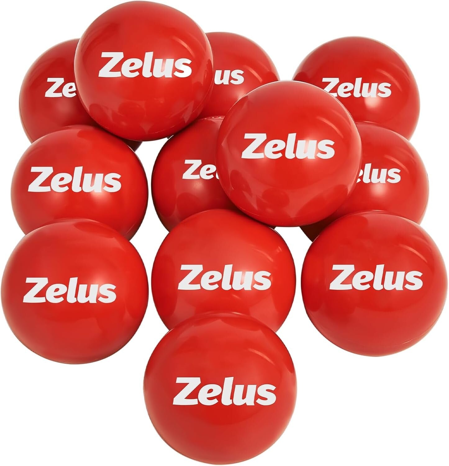 Bright Red 1 lb Weighted Balls - Perfect for Baseball & Softball Training