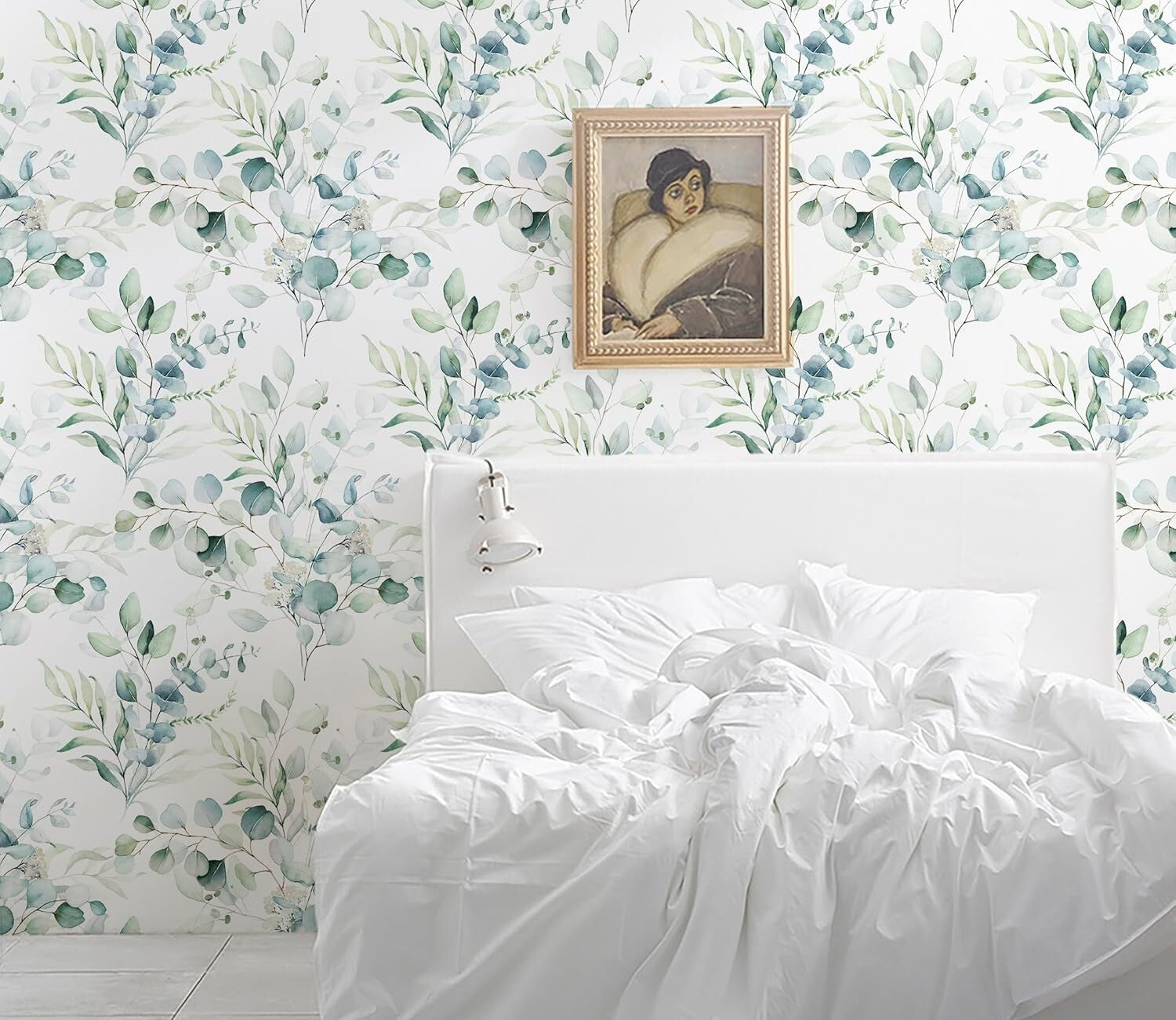 Transform Your Space with Eucalyptus Floral Peel and Stick Wallpaper 48.5 sq ft