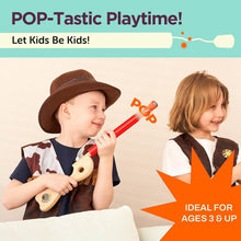 Load image into Gallery viewer, American-Made Red Wooden Toy Rifle - Safe, Indestructible Fun for Ages 3-7