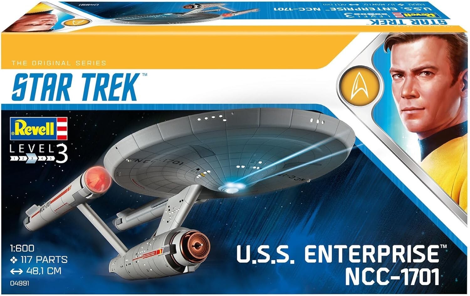 Classic Star Trek Model Kit: U.S.S. Enterprise NCC-1701 - Detailed Assembly Kit