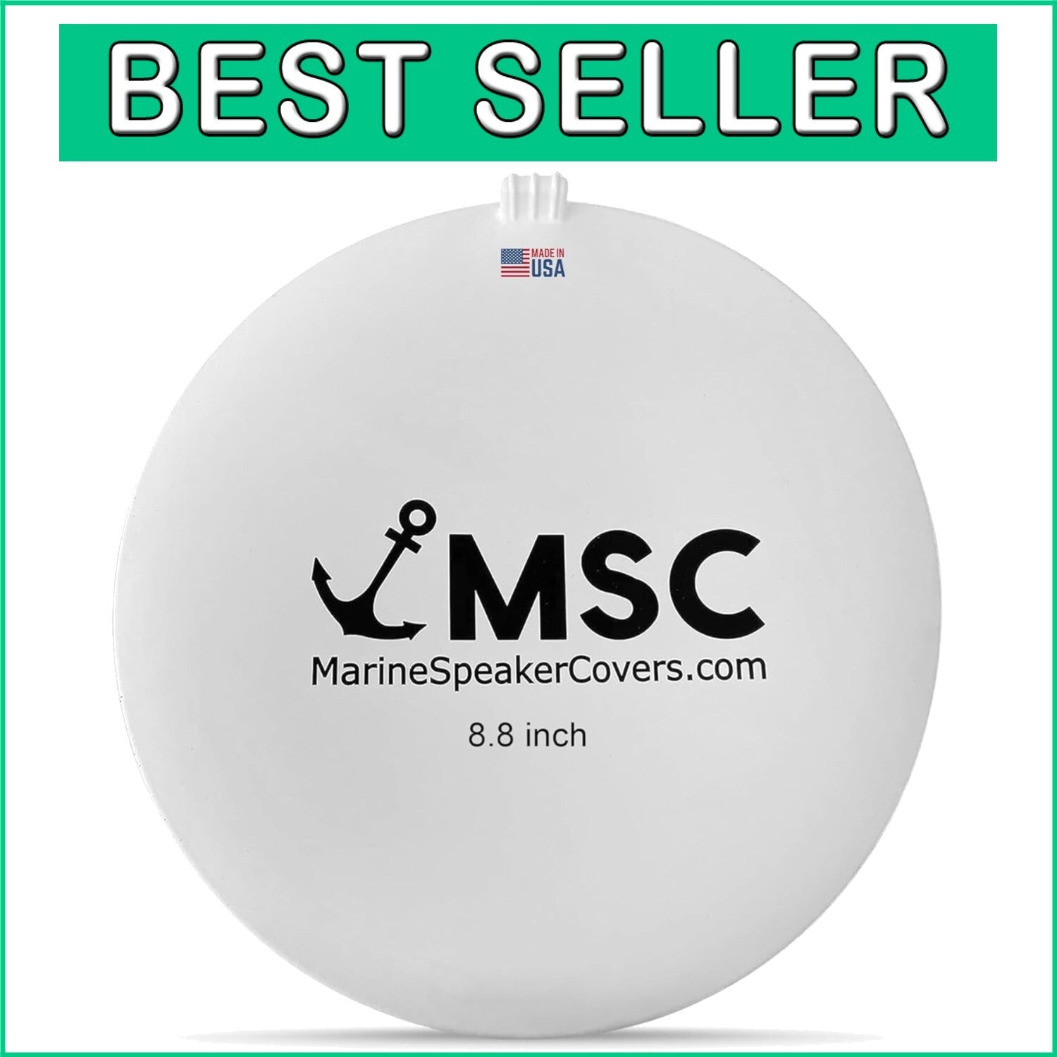 8.8-Inch Marine Speaker Covers - Durable, Waterproof & Dustproof Protection Pair