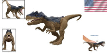 Load image into Gallery viewer, Jurassic World Roar Attack Allosaurus Action Figure with Sound Effects - 12.39"