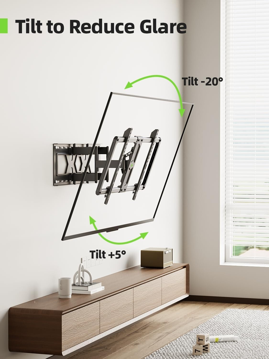 Versatile Ultra-Slim TV Wall Mount - Dual Swivel and Tilt for Perfect Viewing