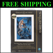 Load image into Gallery viewer, Fantasy Counted Cross Stitch Kit - Moon Fairy with Presorted Thread &amp; Needles