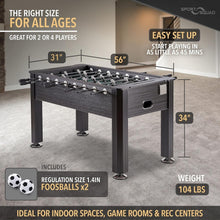 Load image into Gallery viewer, Sleek Soccer Table with Heavy-Duty Features - Perfect for Home Entertainment