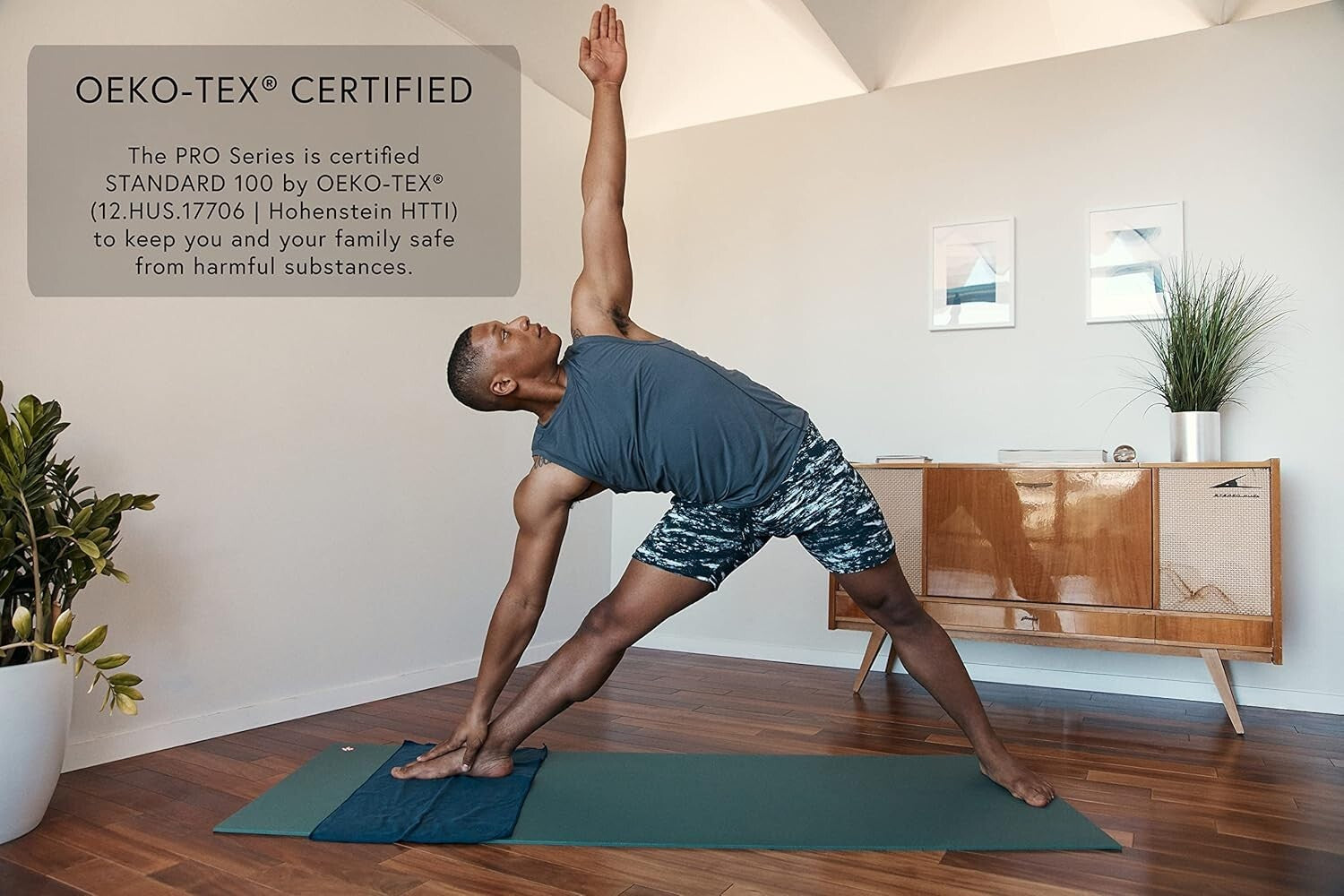 Premium Non-Slip Yoga Mat - Recommended by Experts for Home Fitness & Pilates