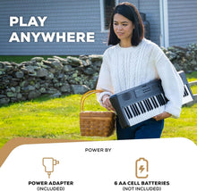 Load image into Gallery viewer, Portable 61-Key Melody MK4 Digital Piano with Built-in Speakers &amp; Music Stand