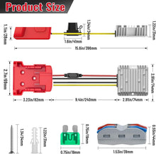 Load image into Gallery viewer, Step Down Converter for Milwaukee Batteries: Includes Fuse &amp; Easy Wiring