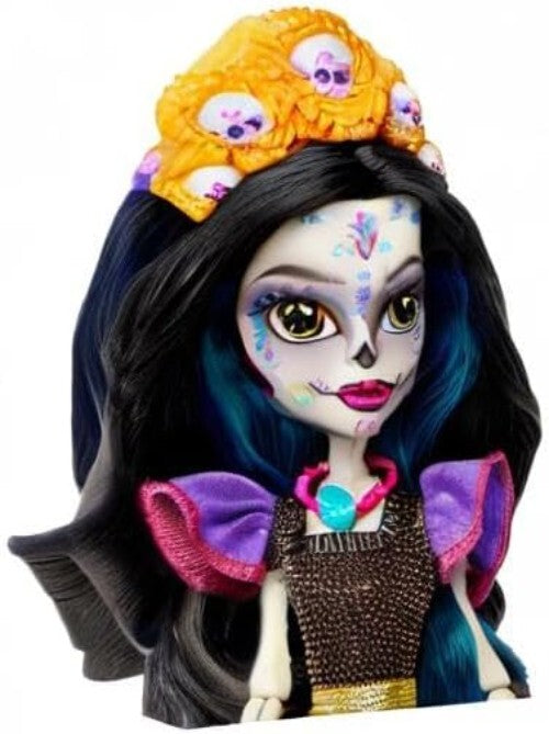 Dia De Muertos Skelita Calaveras Doll - Articulated Fashion Icon for Collectors