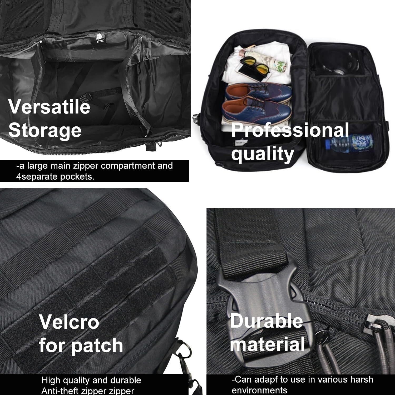 Lightweight and Durable 3-in-1 Duffle Bag: Your All-in-One Travel Solution