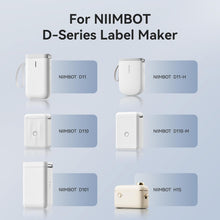 Load image into Gallery viewer, Premium 6-Pack Label Maker Tape for D11 - Oil-proof &amp; Non-Toxic for Safe Usage